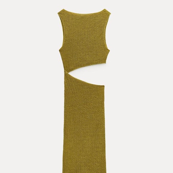 Zara Crochet Cutout Maxi Dress - Picture 4 of 4